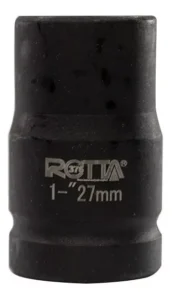 Soquete De Impacto 1 Pol Sextavado Medio 27mm Rotta 376